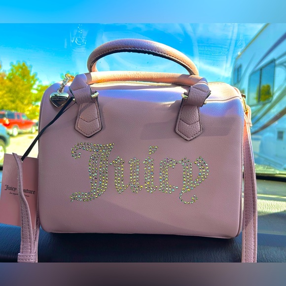 NWT Juicy Couture Pink Crossbody hand Bag - Picture 1 of 4